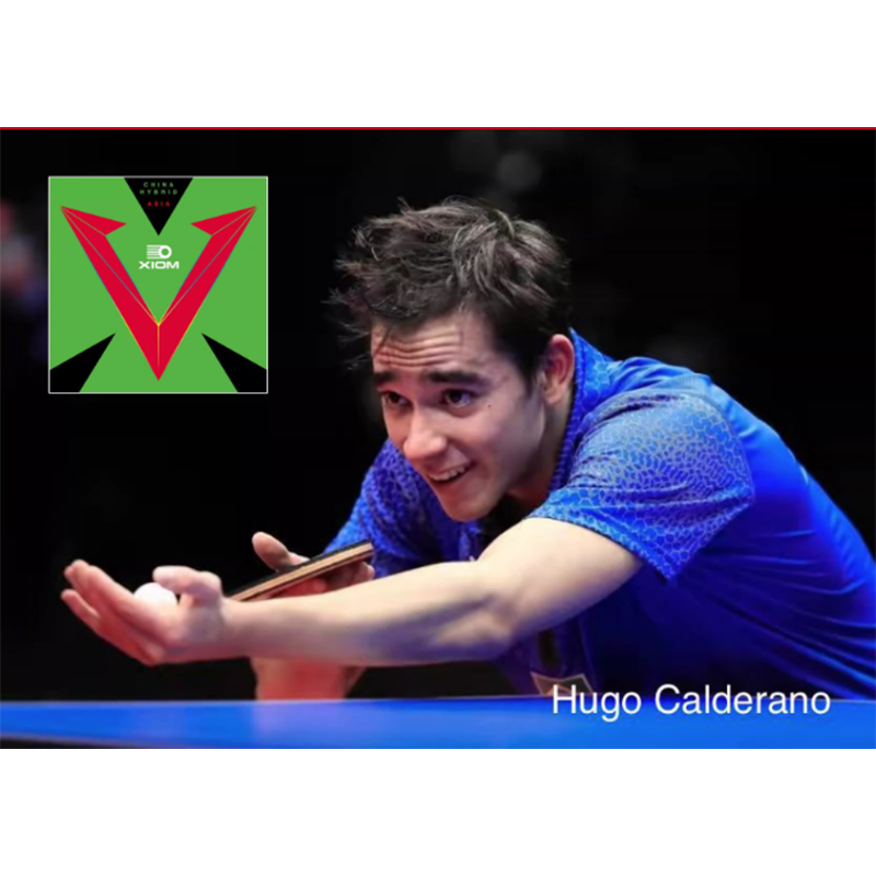 Hugo Calderano Tennis Table - XIOM VEGA ASIA HYBRID 79-079 table