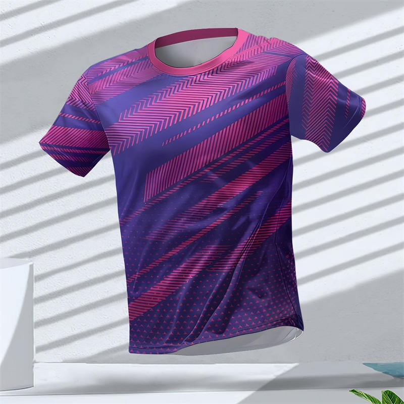 Geometric Graphic 3D Printed S - Table Tennis Xu Xin avis et prix