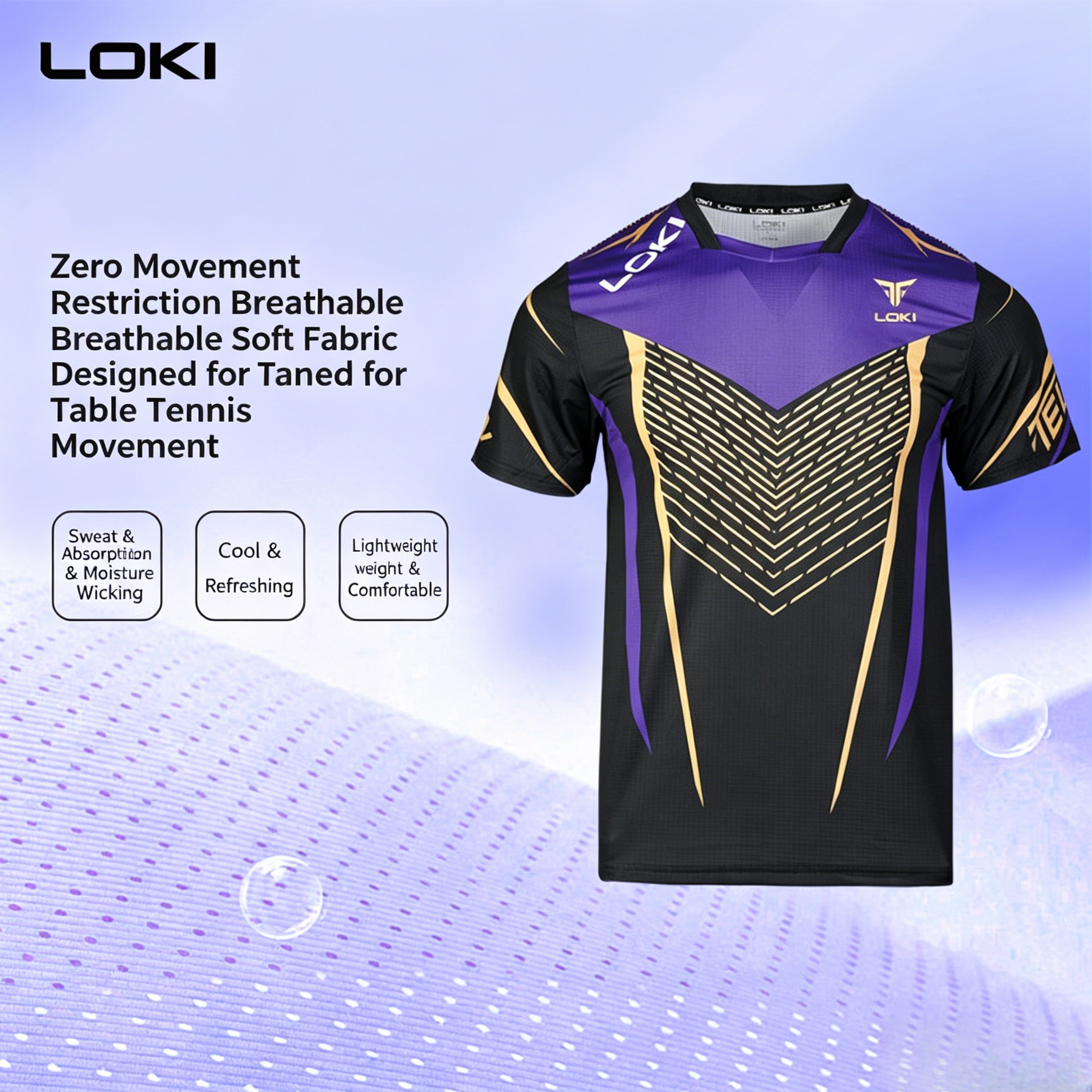 Original LOKI Kids Ping Pong J - Table Tennis Jersey avis et prix