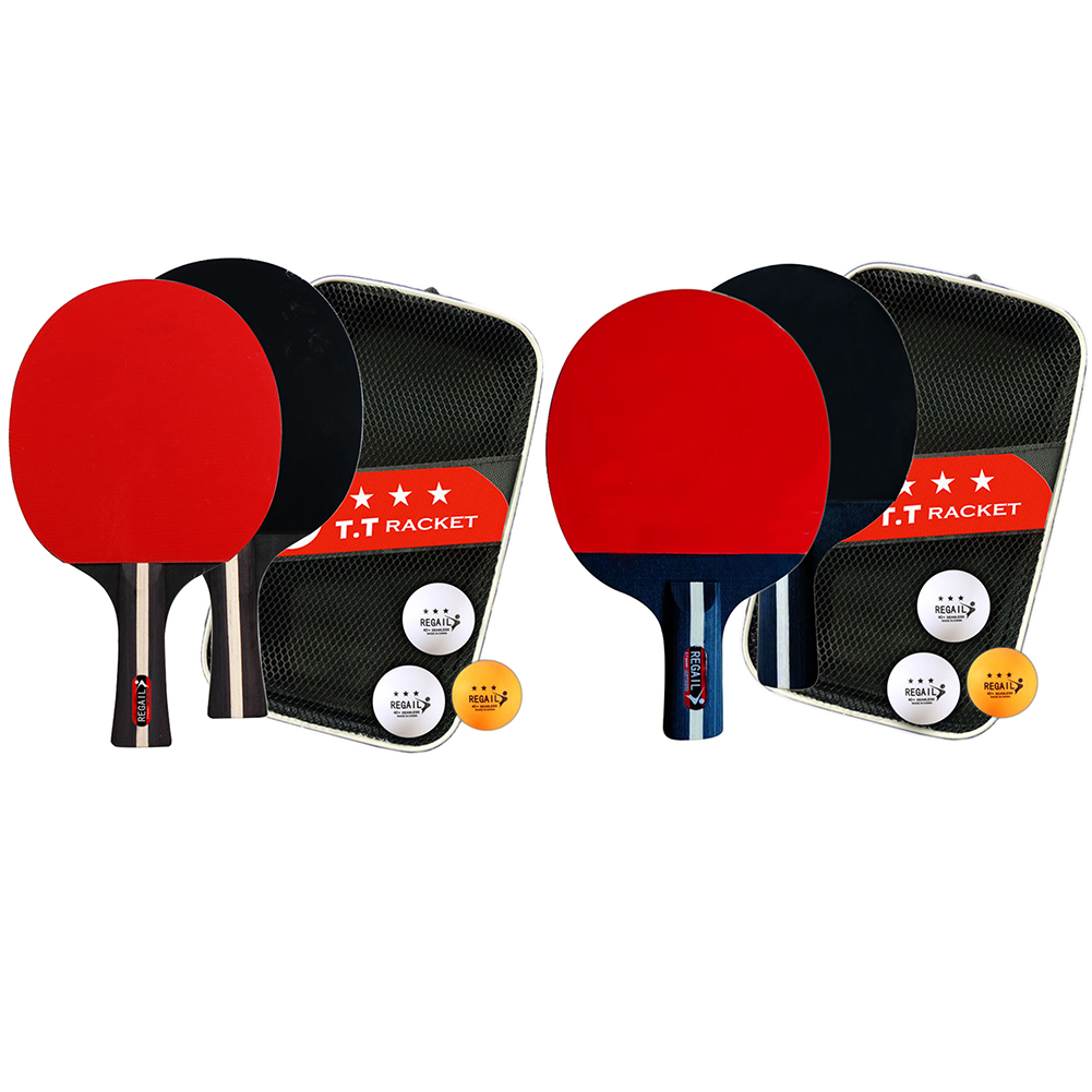 Table Tennis Racket 2 Rackets  - Table Tennis Kit Bag avis et prix