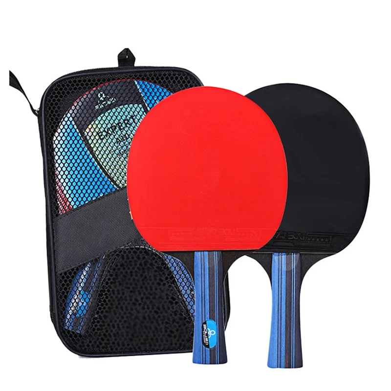 5/6 Star Table Tennis Racket 2 - Table Tennis Kit Bag avis et prix