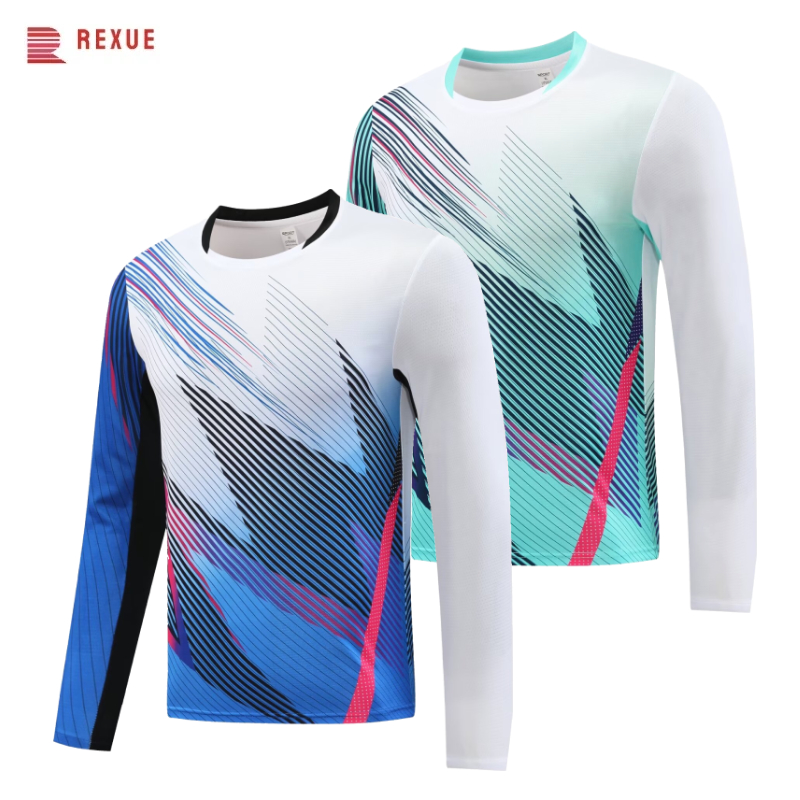 Long Sleeve Badminton Shirt Un - Table Tennis Jersey avis et prix