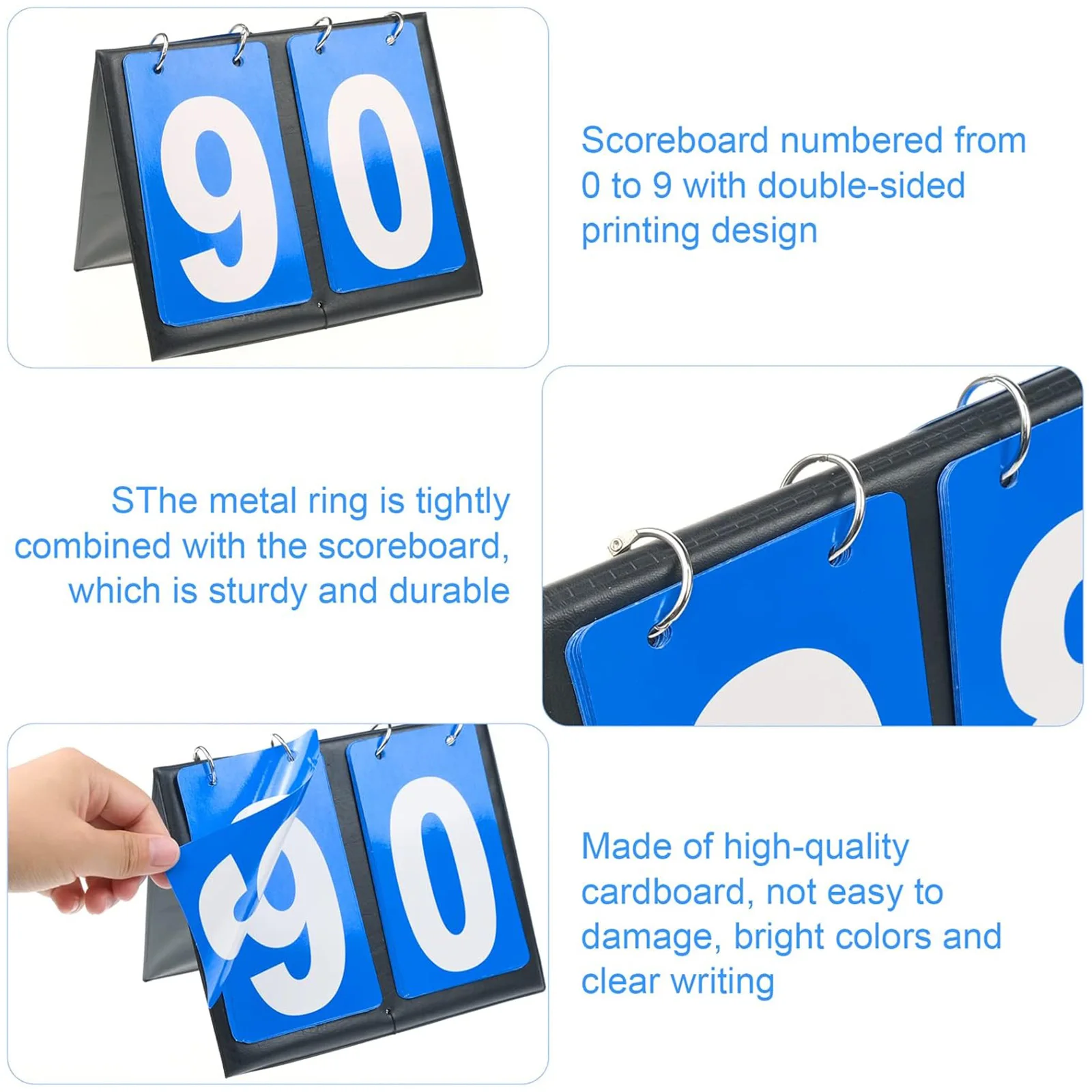 2 Pcs Scoreboard Flipper - 2 D - Table Tennis Score avis et prix